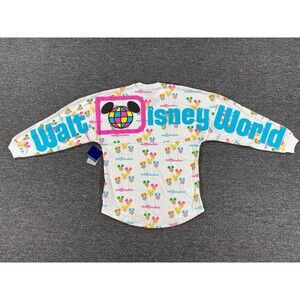 Spirit Jersey Shirt Adult Extra Small Disney World Mickey Mouse Balloons 60's S